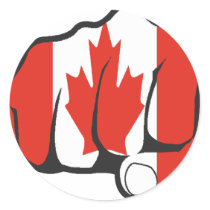 Raise Yer Fist CANADA stickers