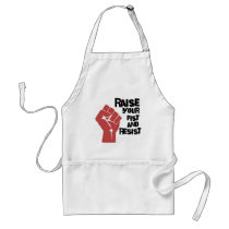 Raise your fist and resist aprons
