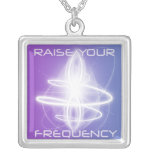 Raise Your Frequency Card Necklace necklaces