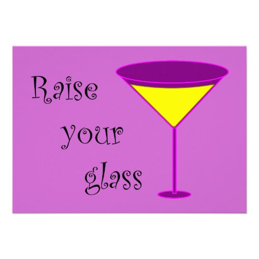 Raise Your Glass Divorce Party Invitation