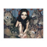 "Raised by Wolves" Postcard