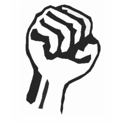 Raised Fist of Protest T-Shirt by irregulargoods