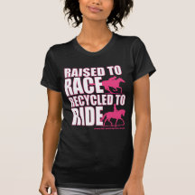 Raised To Race Recycled To Ride Tshirts