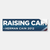 RAISING CAIN BUMPER STICKERS