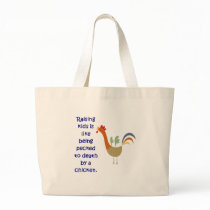 Raising Kids is Like Being Pecked to Death bags by HardySupplyCo Raising Kids is Like Being Pecked to Death bags