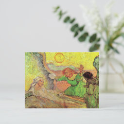 Raising Of Lazarus After Rembrandt By Van Gogh Postcard Zazzle