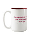Raising the Bar Mug White/Red