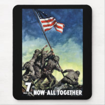 Raising The Flag On Iwo Jima Mousepads