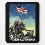 Raising The Flag On Iwo Jima Mousepads