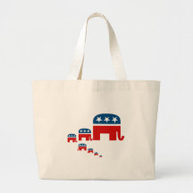 Raising them Republican Canvas Bag