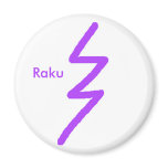 Raku Fridge Magnet