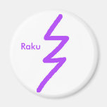 Raku Fridge Magnet