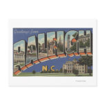 Raleigh, North Carolina - Large Letter Scenes 2 Postcard