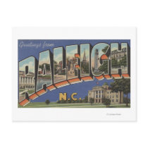 Raleigh, North Carolina - Large Letter Scenes 2 Postcard