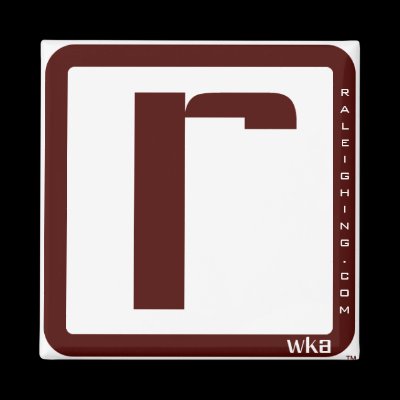 Raleighing Square Magnet by chrisjam