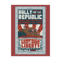 Rally for the Republic Postcard by Libertymaniacs Rally for the Republic Postcard
