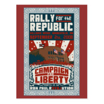 Rally for the Republic Postcard postcards