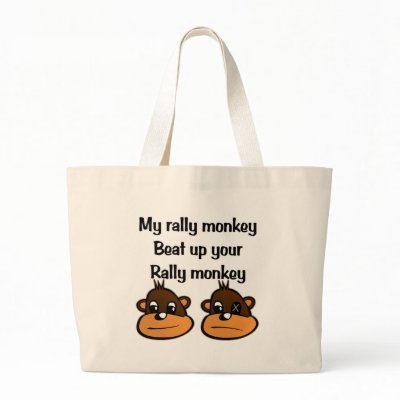 Rally Monkey 2 Bag by Hockey_crazee