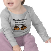 Rally Monkey 2 t-shirts