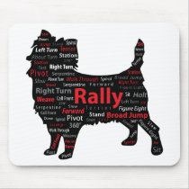 Rally Mousepag (Black & Red) mousepads
