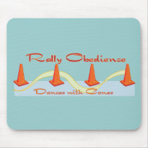 Rally Obedience, Dances with Cones mousepads by DDGraphix Rally Obedience, Dances with Cones mousepads