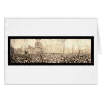 Rally Philadelphia WWI Photo 1917 cards