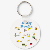 Rally Rocks keychains by dogplay Rally Rocks keychains
