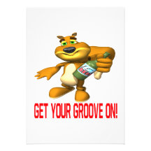 Rally Squirrel Personalized Invite