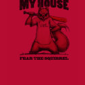 Rally Squirrel Red T-shirt Fear The Squirrel shirt