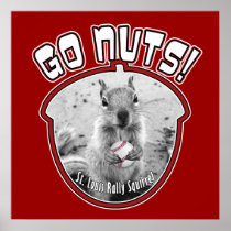 Rally Squirrel - St Louis, Missouri Print
