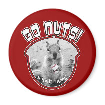 Rally Squirrel - St Louis unofficial mascot Refrigerator Magnets