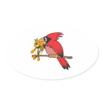 Rally Time Oval Sticker