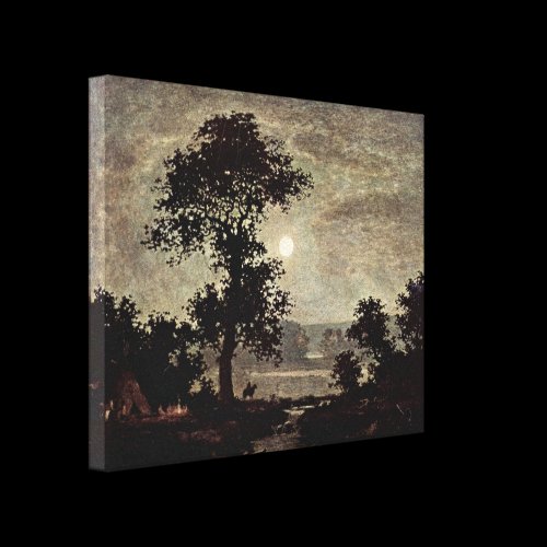 Ralph Albert Blakelock - moonlight Stretched Canvas Prints