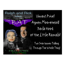 Ralph and Rick resent  THE BAT postcard