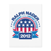 Ralph Nader for President 2012 postcards