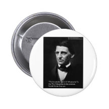 Ralph Waldo Emerson "Common Wisdom" Quote Gifts Pins