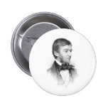 Ralph Waldo Emerson Portrait Pinback Buttons