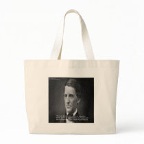 Ralph Waldo Emerson Success Wisdom Quote Gifts Tote Bag
