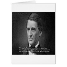 Ralph Waldo Emerson Success Wisdom Quote Gifts Greeting Cards