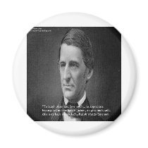 Ralph Waldo Emerson Success Wisdom Quote Gifts Fridge Magnet