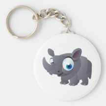 Ralphie The Rhinoceros Keychain