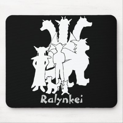 Ralynkei Logo Mousepad by StudiooftheSilverFox