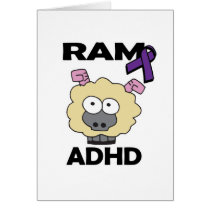 RAM ADHD GREETING CARDS