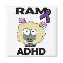 RAM ADHD REFRIGERATOR MAGNETS