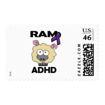 RAM ADHD POSTAGE STAMP