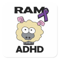 RAM ADHD STICKER