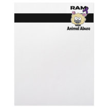 RAM Animal Abuse Letterhead Design