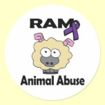 RAM Animal Abuse stickers