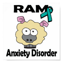 RAM Anxiety Disorder posters by animals4acause RAM Anxiety Disorder posters