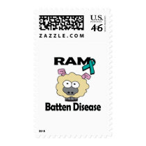 RAM Batten Disease Postage Stamps